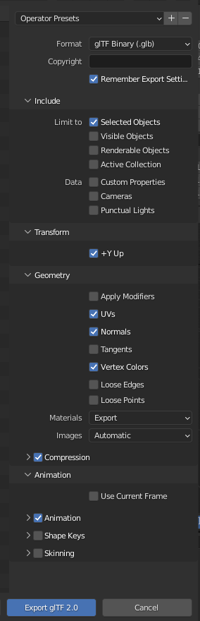 Image gltf export Image gltf export