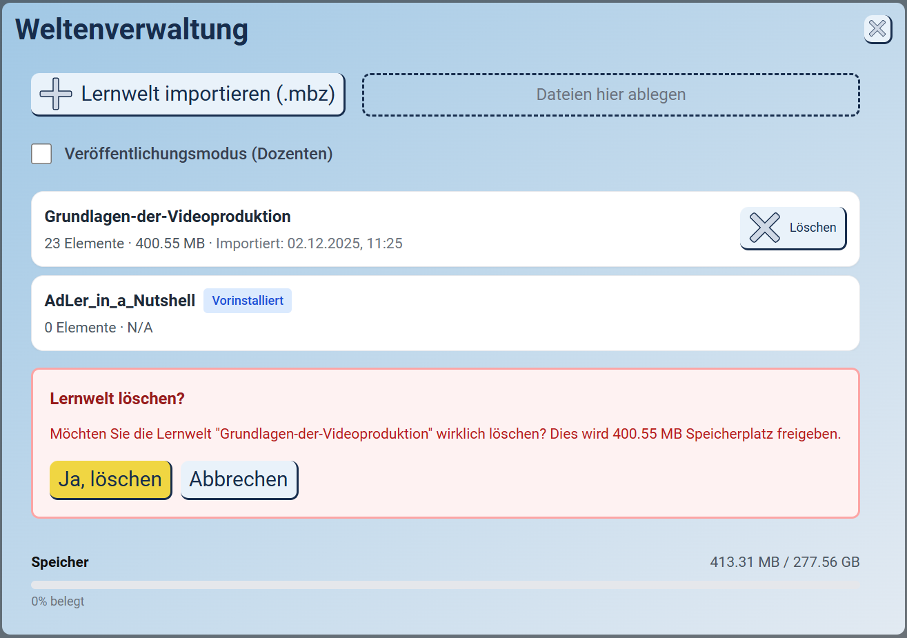 L&ouml;schen best&auml;tigen