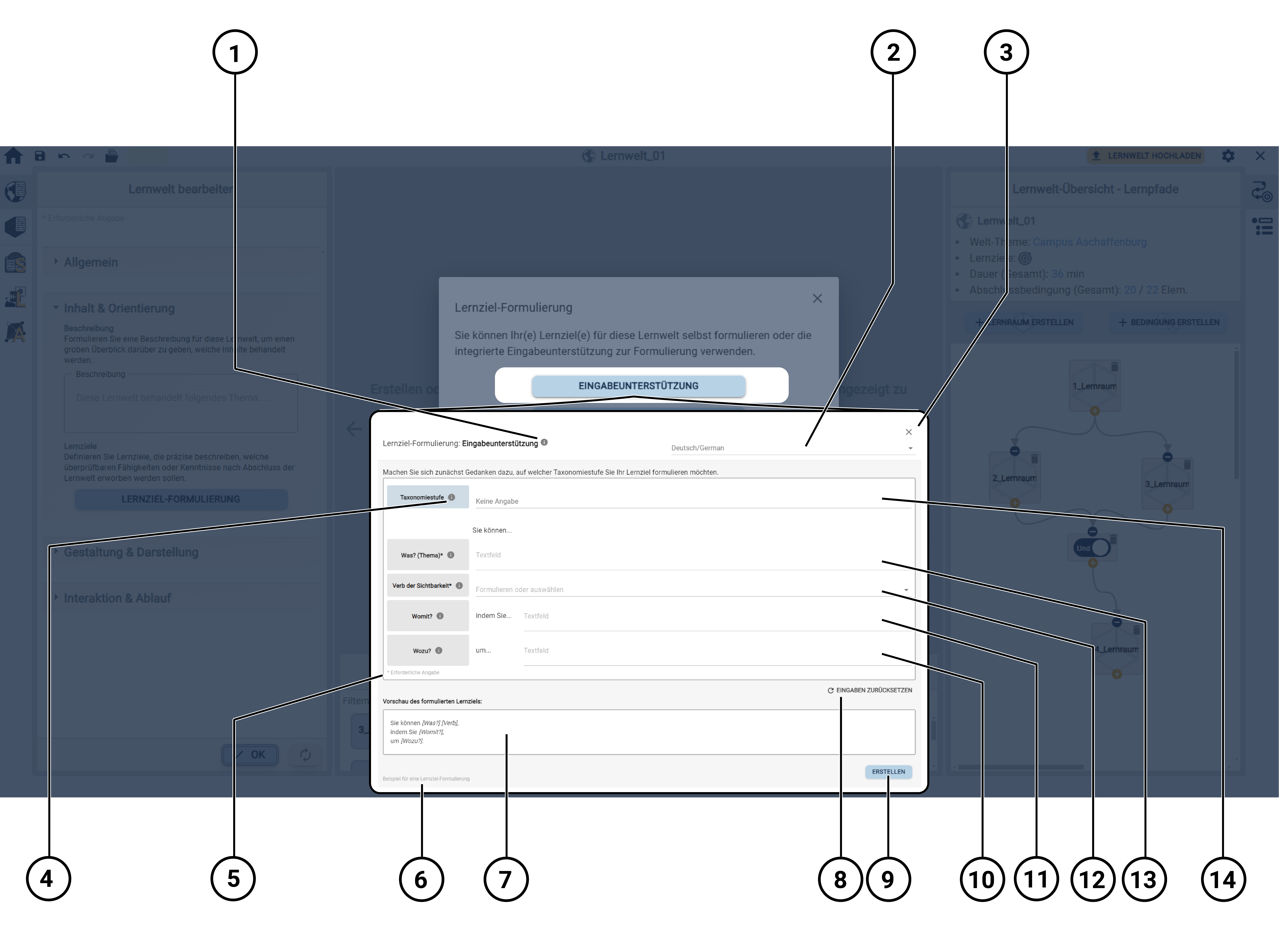 LernweltLernzielFormulierungMitEingabeunterstuetzungCallout