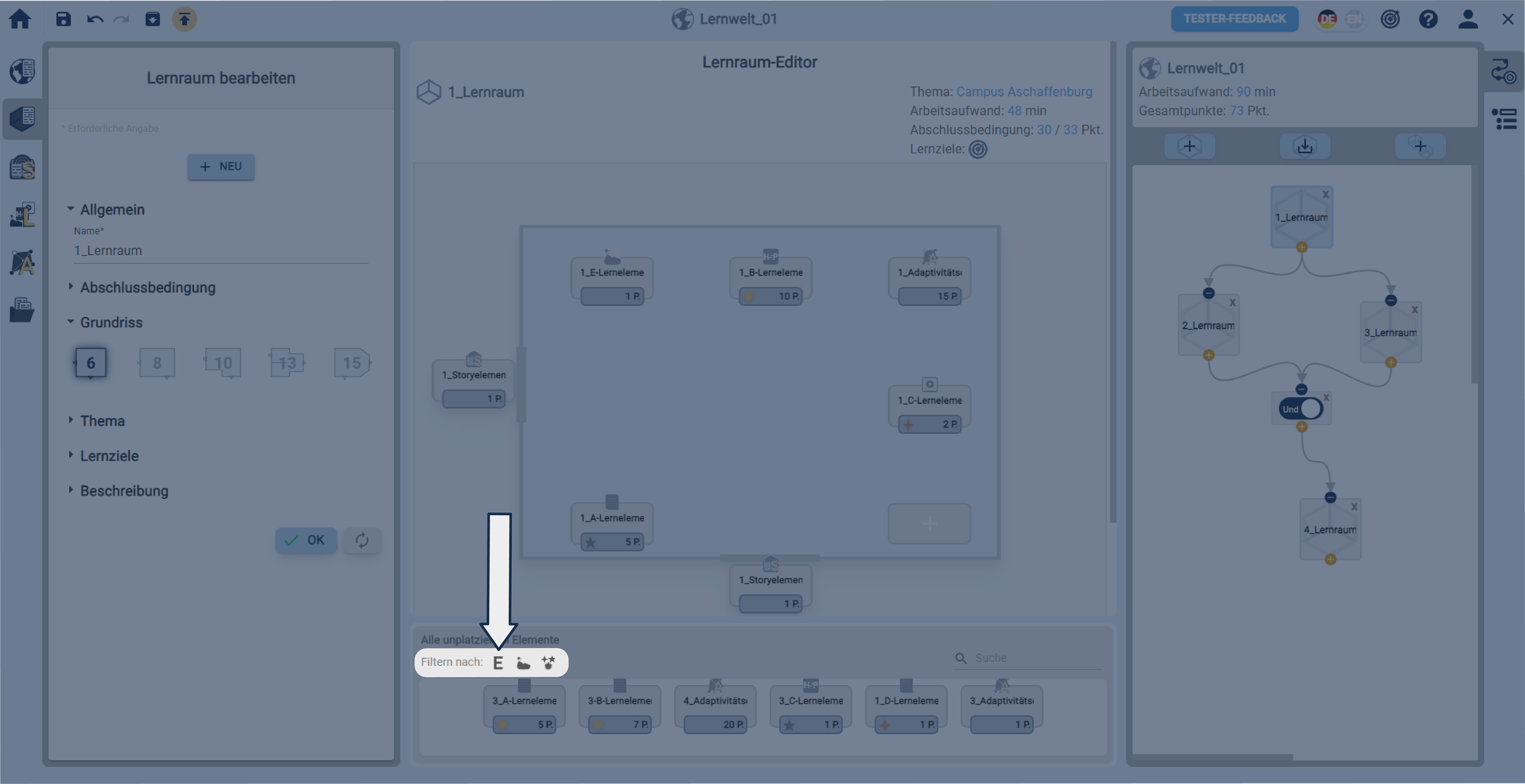 UnplatzierteElementeFilternArt UnplatzierteElementeFilternArt