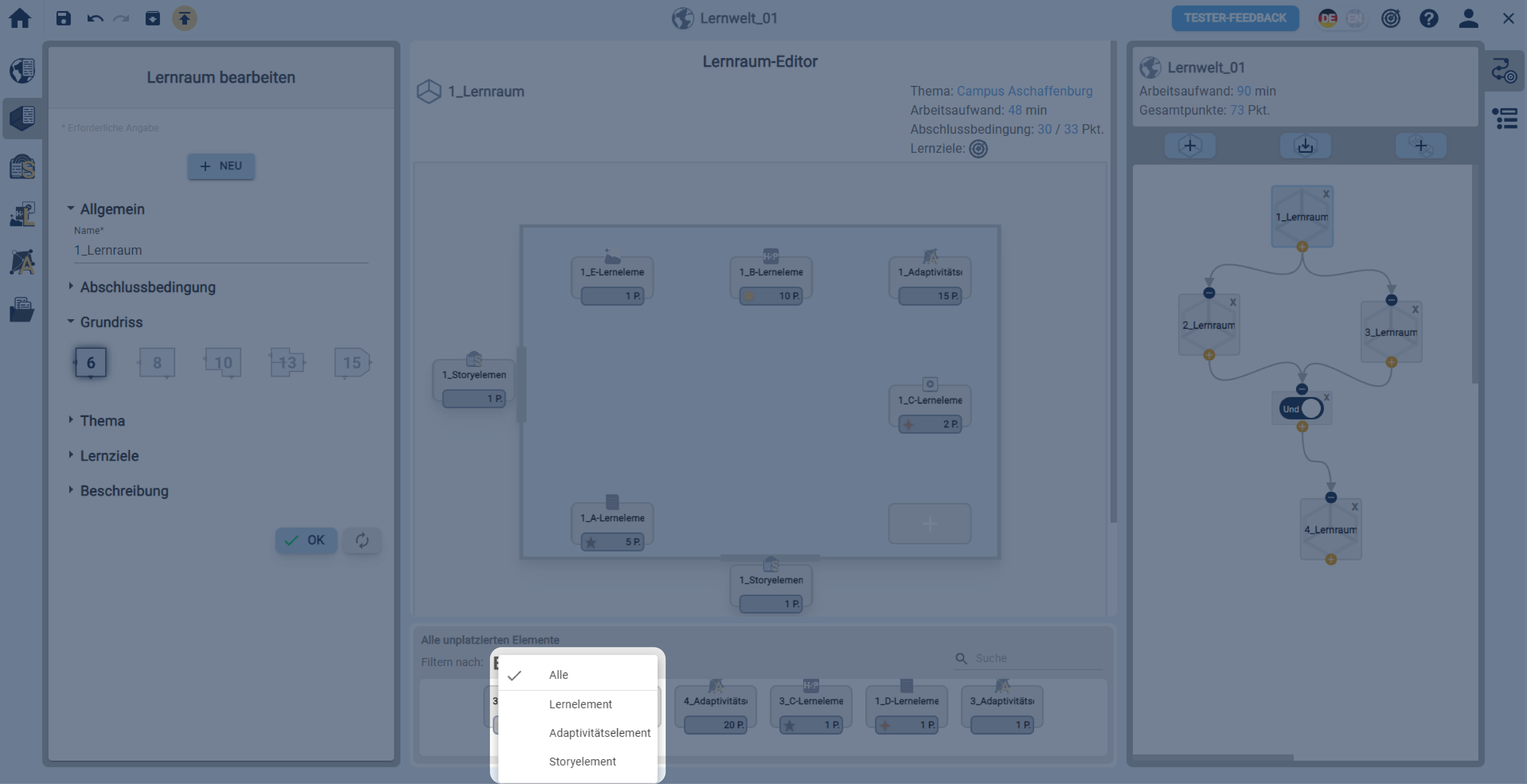 UnplatzierteElementeFilternArtOptionen UnplatzierteElementeFilternArtOptionen