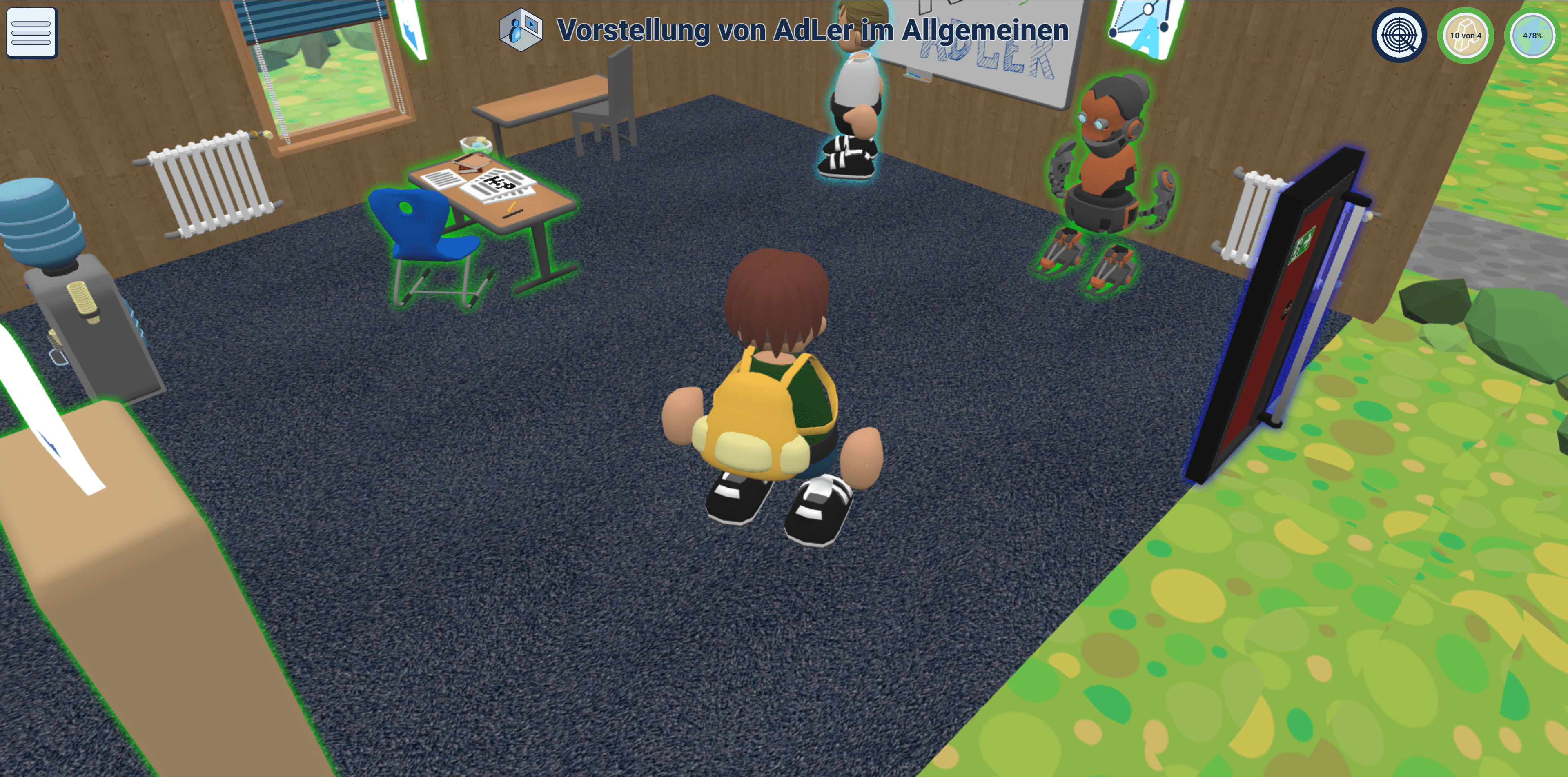 Kamera herangezoomt Kamera herangezoomt